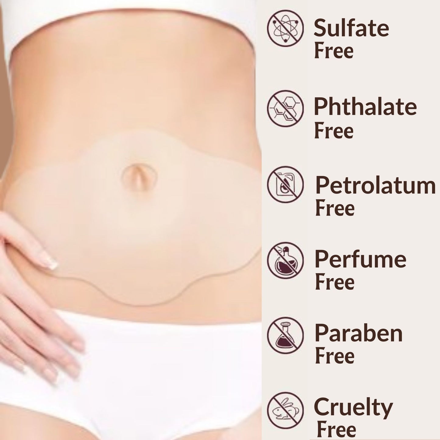 Magic Secret Silicone Anti Stretch Mark Stomach Patches