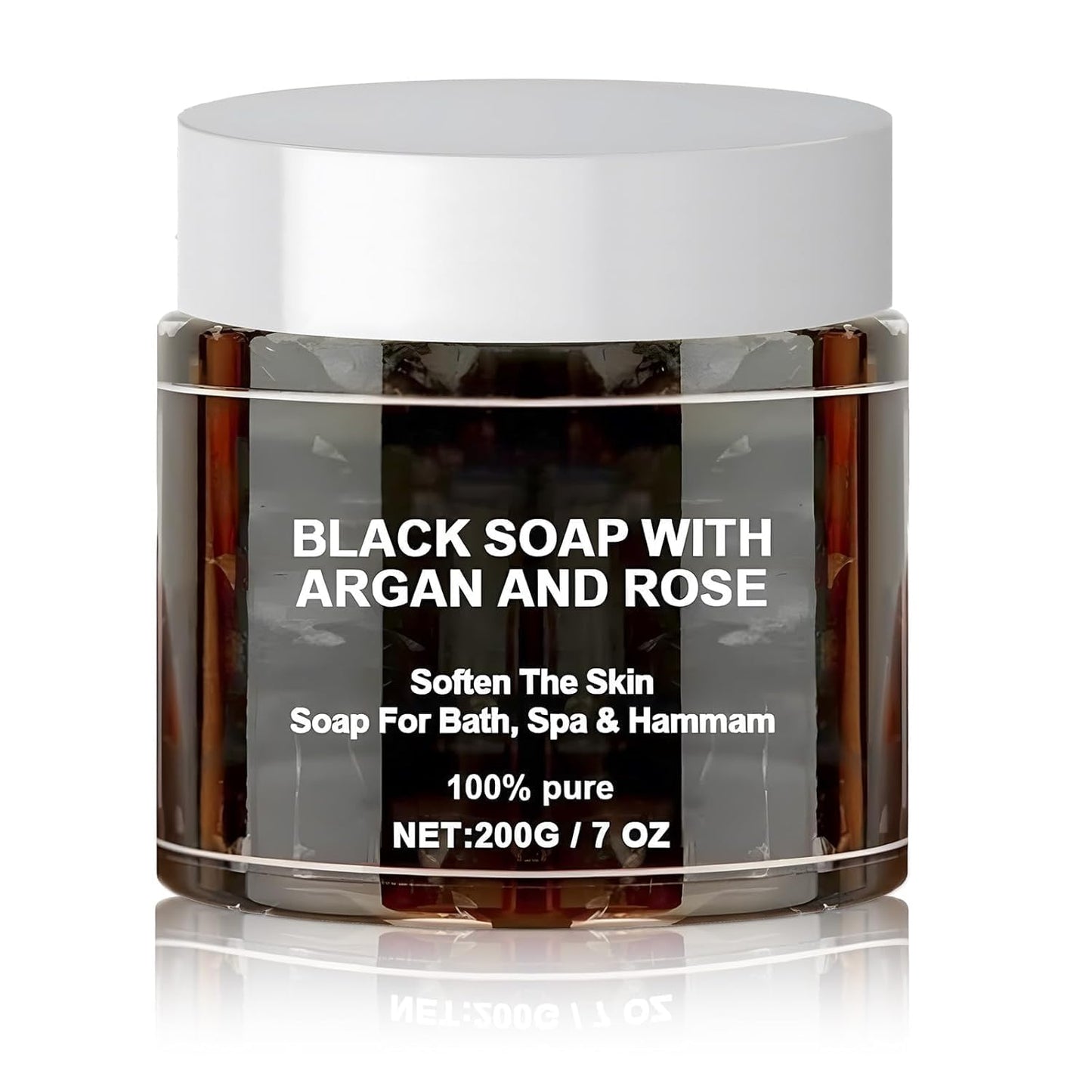 Moroccan Beldi Soap 200grams + Exfoliating Bath Glove