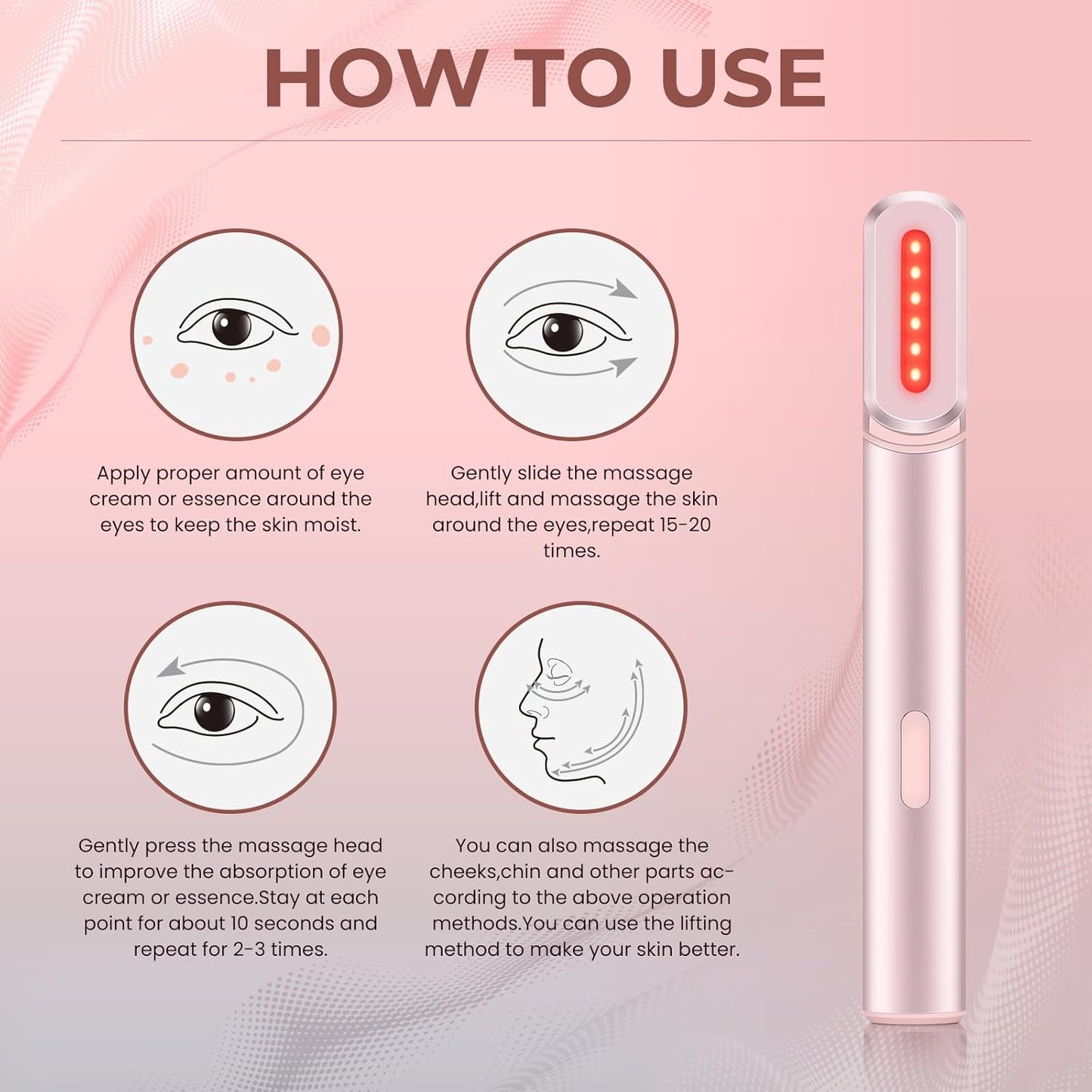 7 Color Red Light Therapy Wand