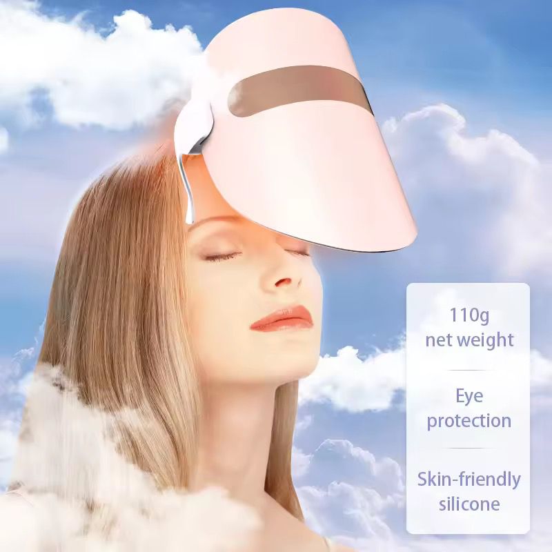 3 Color LED Face Mask (Peach Color)