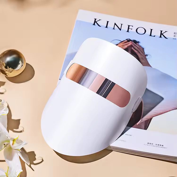 3 Color LED Face Mask (Peach Color)