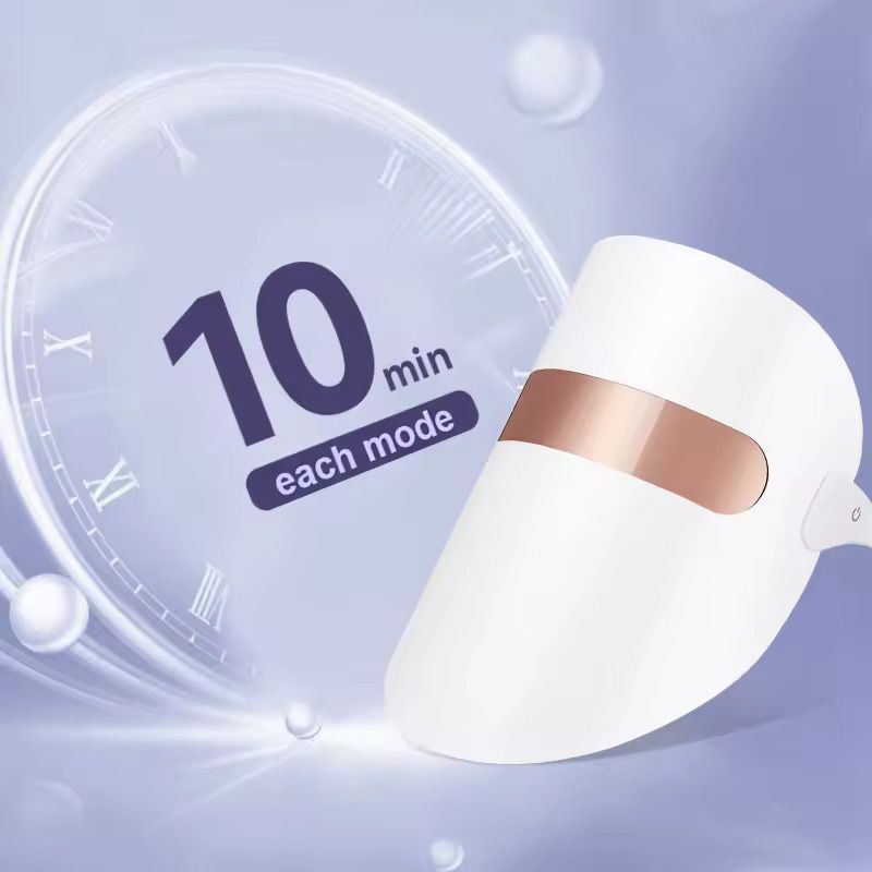 3 Color LED Face Mask (Peach Color)