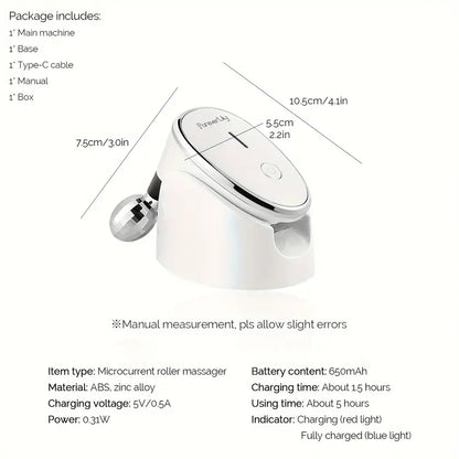 EMS face lifting massage roller machine