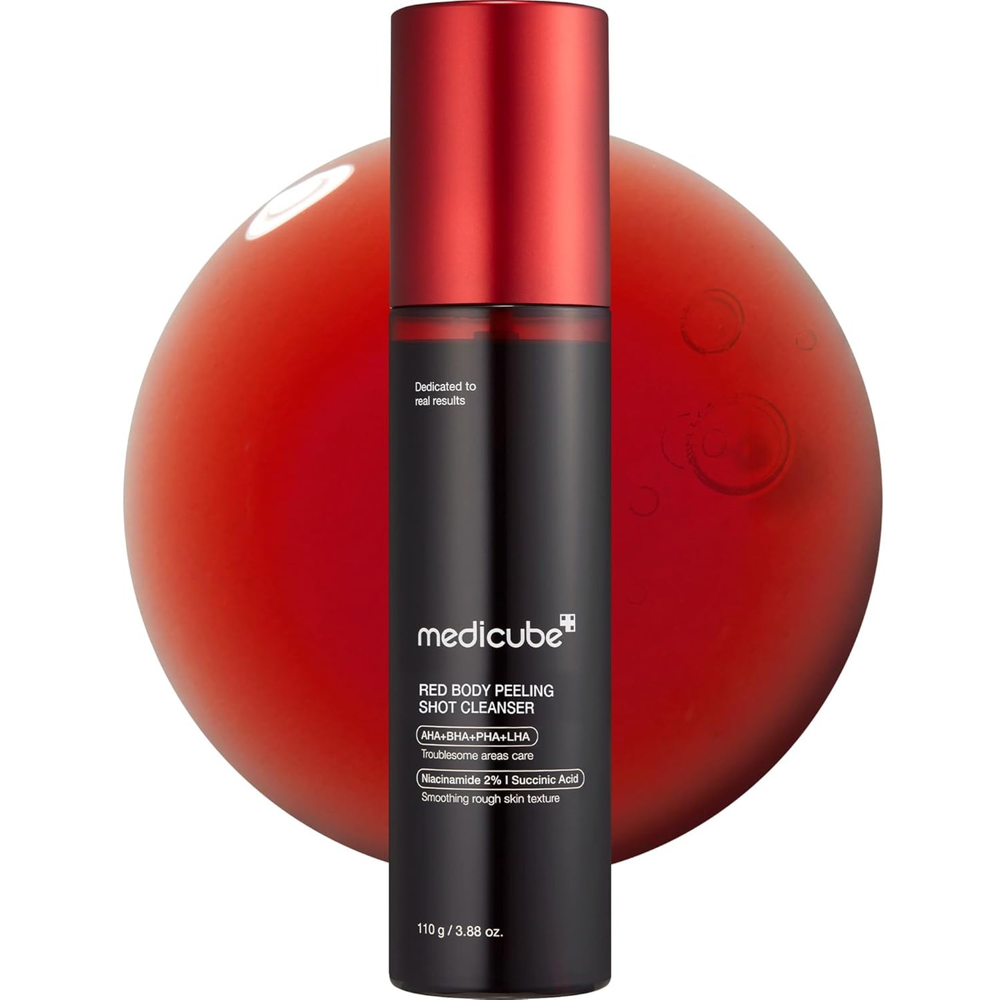 Medicube Red Body Peeling Shot, AHA + BHA Exfoliating Body Spray