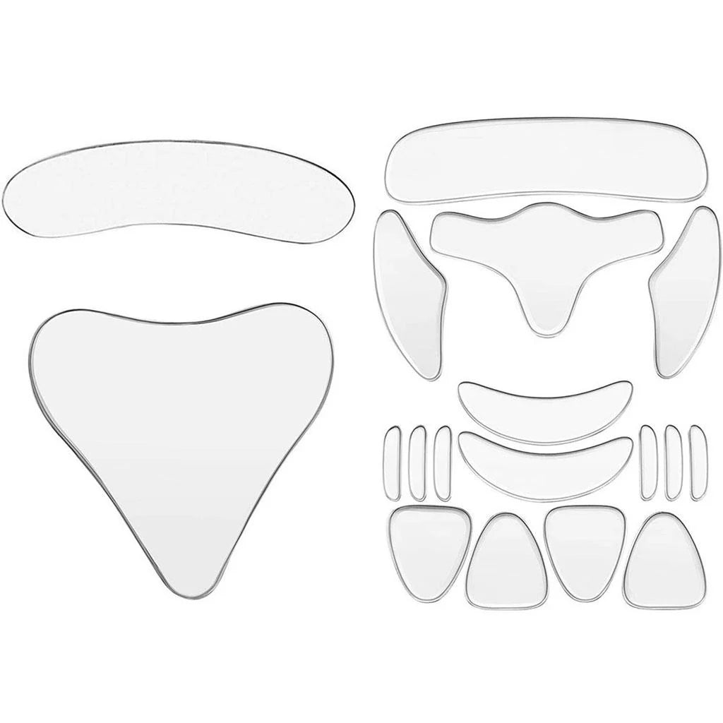 16 Pieces Reusable Silicone Face Patch 