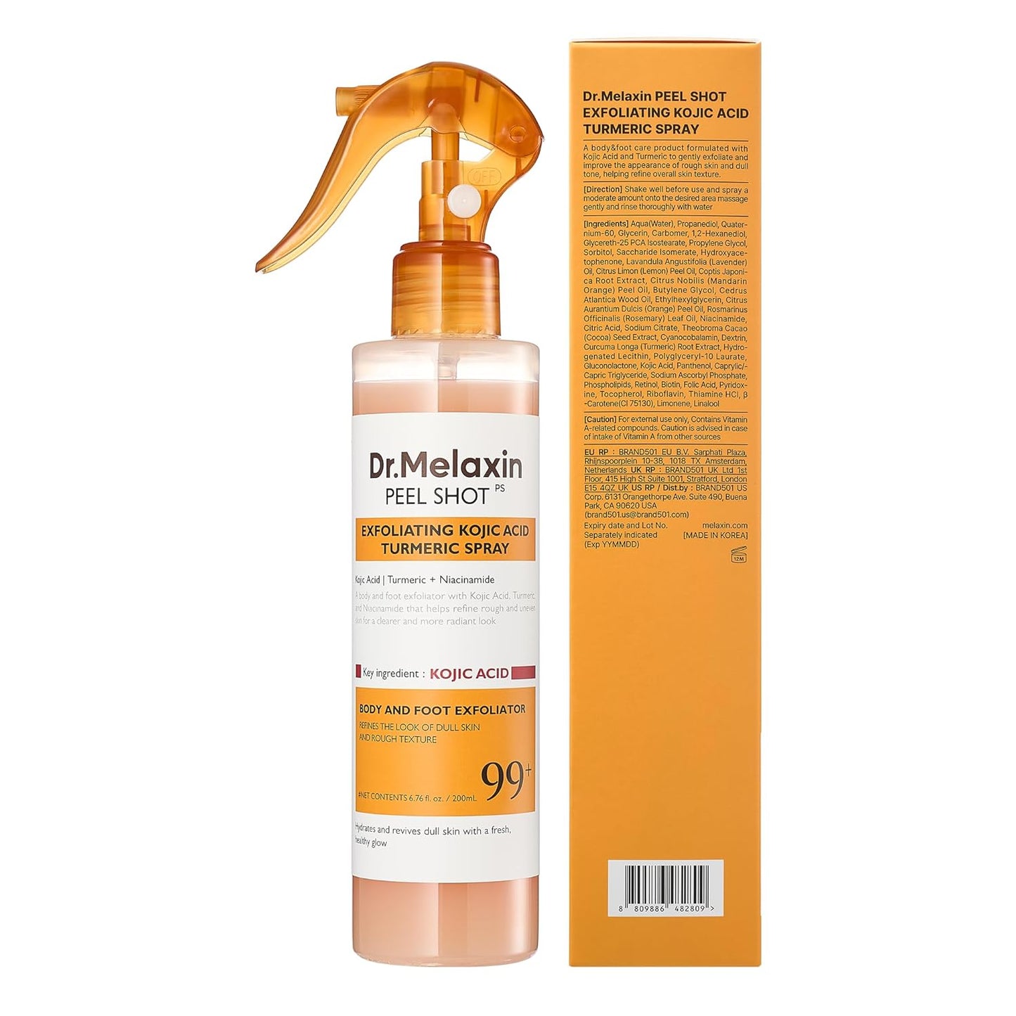 Dr.Melaxin Body Keratin Care Kojic Acid Turmeric Spray