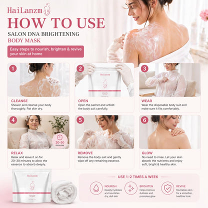 Salmon DNA Full Body Brightening Sheet Mask