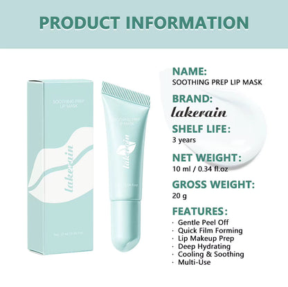 Peel Off Lip Mask 10ml Soothing Exfoliator for Dry Flaky Lips