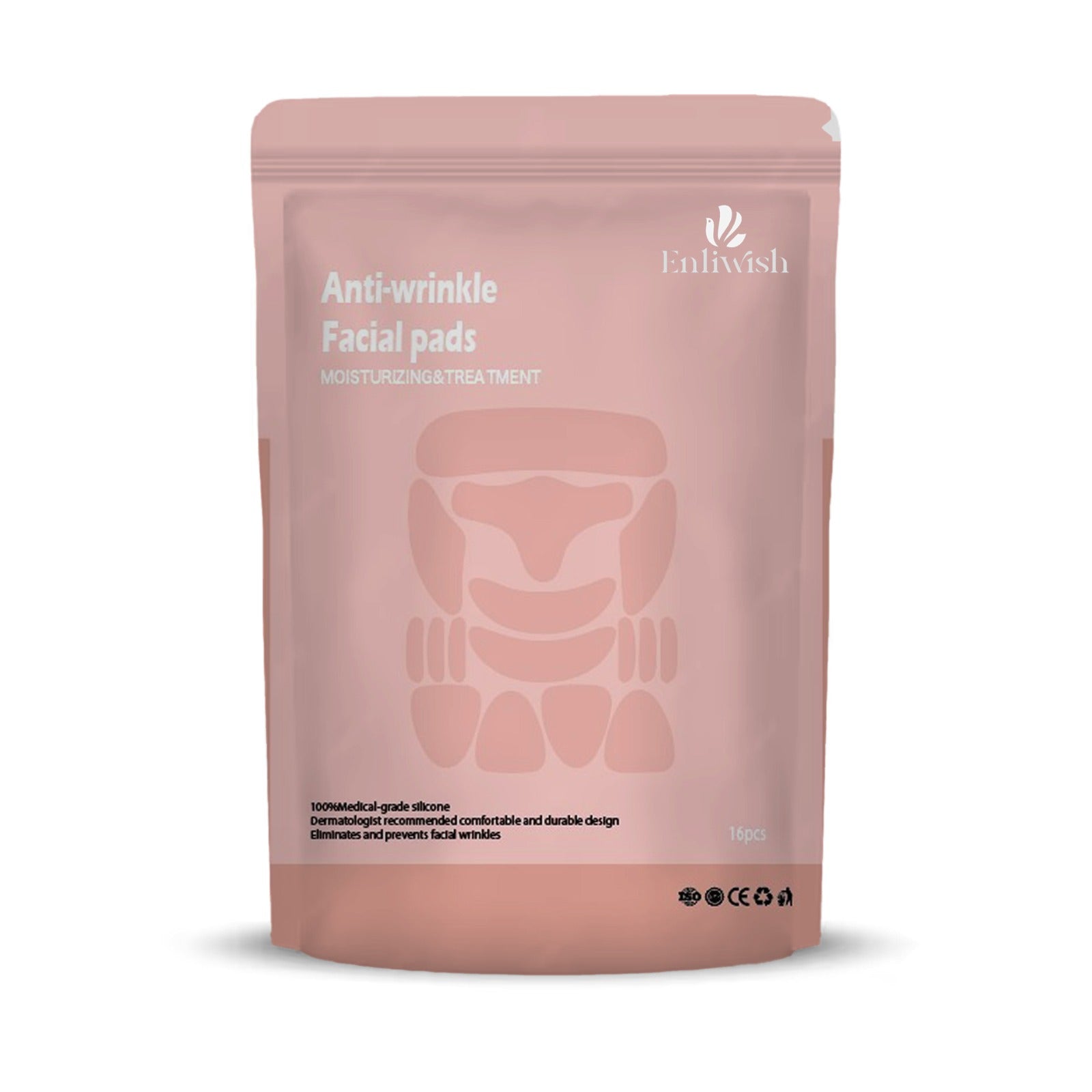 16 Pieces Reusable Silicone Face Patches Pack