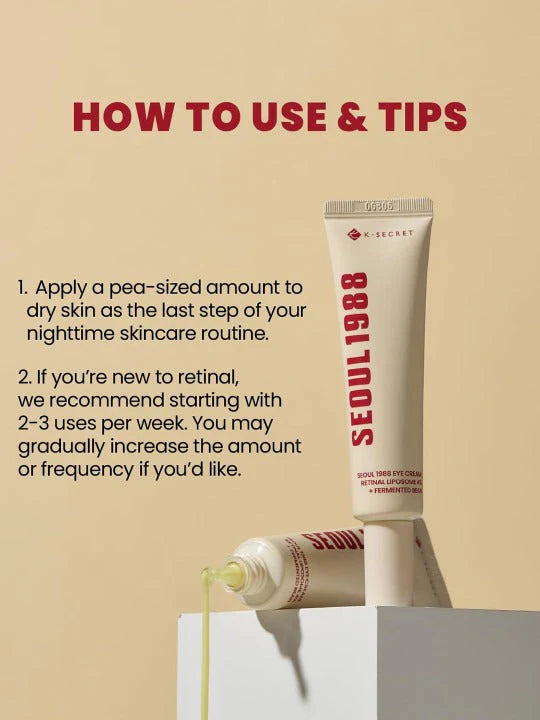 K-SECRET SEOUL 1988 Retinal Eye Cream