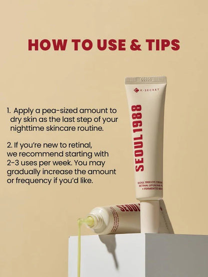 K-SECRET SEOUL 1988 Retinal Eye Cream