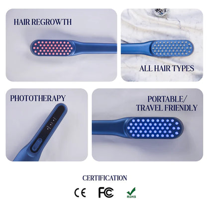 LED Hair Growth Comb & Scalp Massager